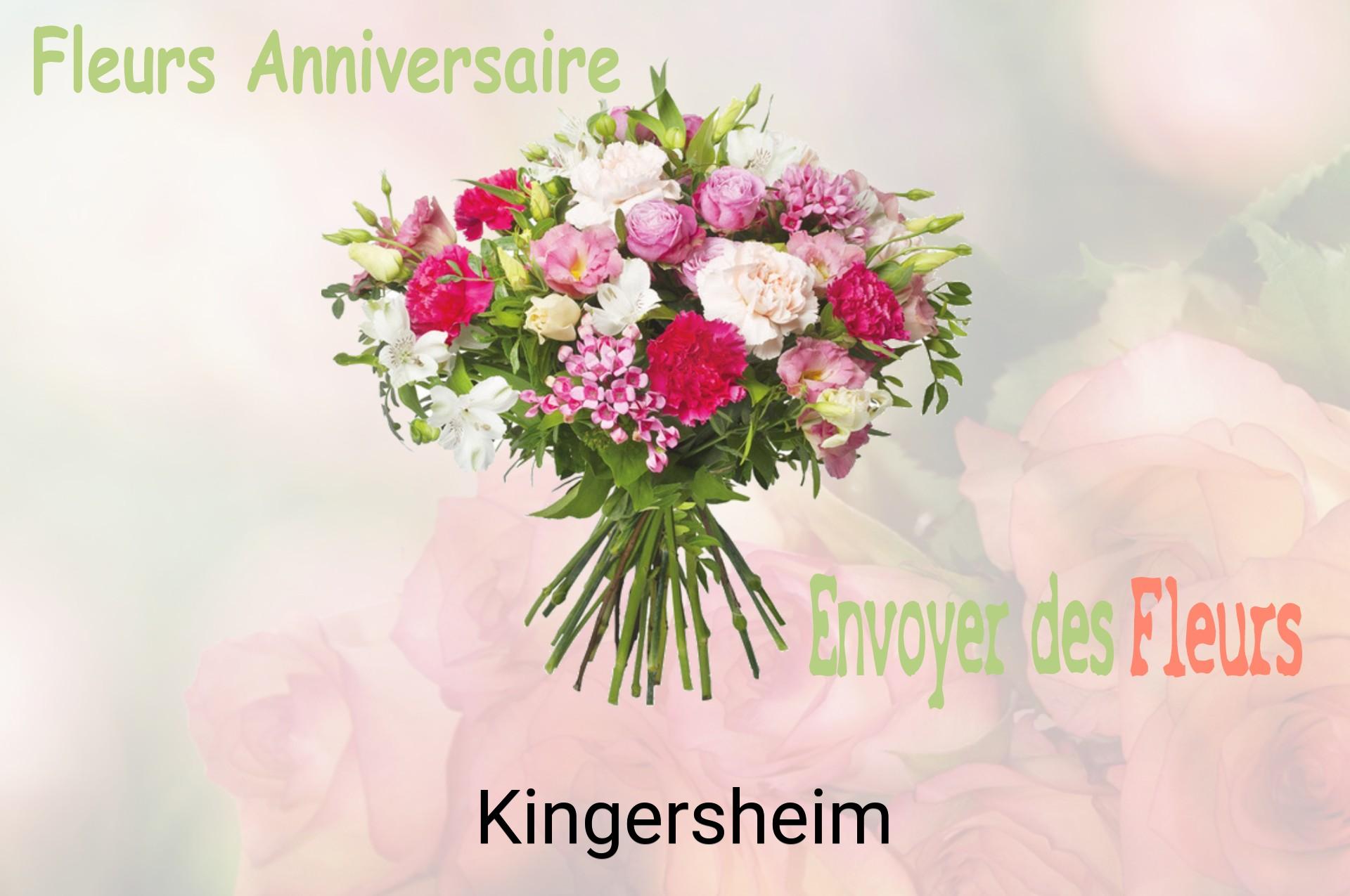 Bouquet de fleurs d’anniversaire livré à Kingersheim